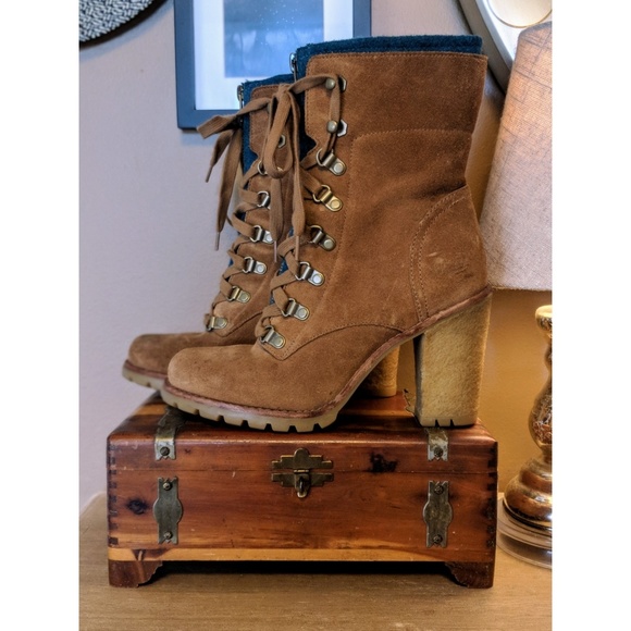 rubber sole high heel boots